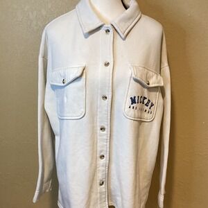 Disney Mickey & Friends Fleece button‎ up Shacket Size medium